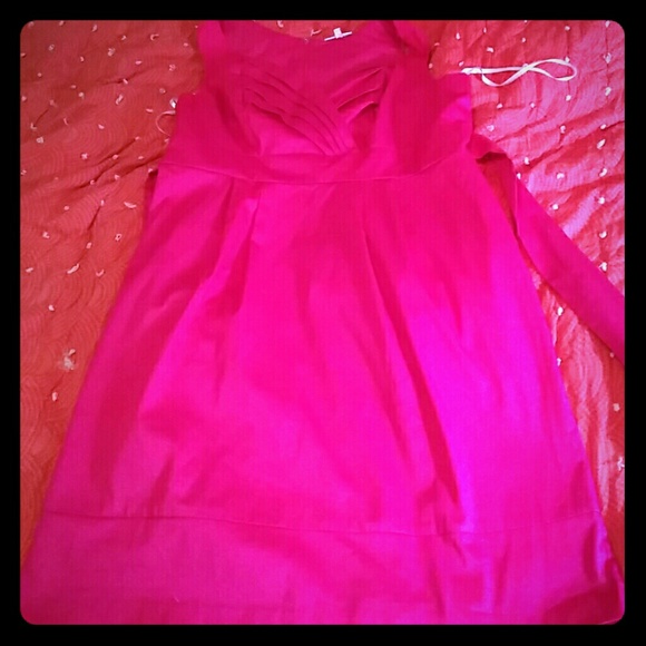 Barbie Pink Knee Length Stretch Cotton Dress 18