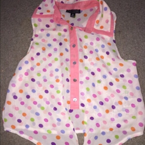 Polka dot top