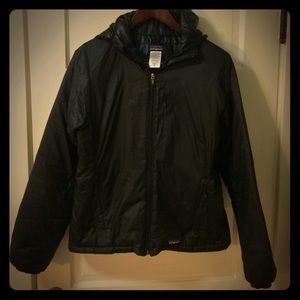 Patagonia size M black Micropuff hooded jacket