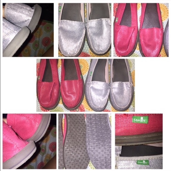 Sanuk loafers (each worn once)