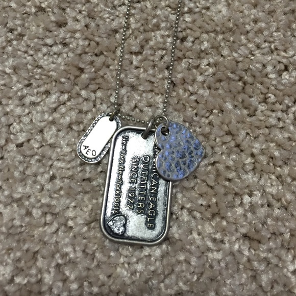 American Eagle Outfitters Jewelry - AE Dog Tag Necklace