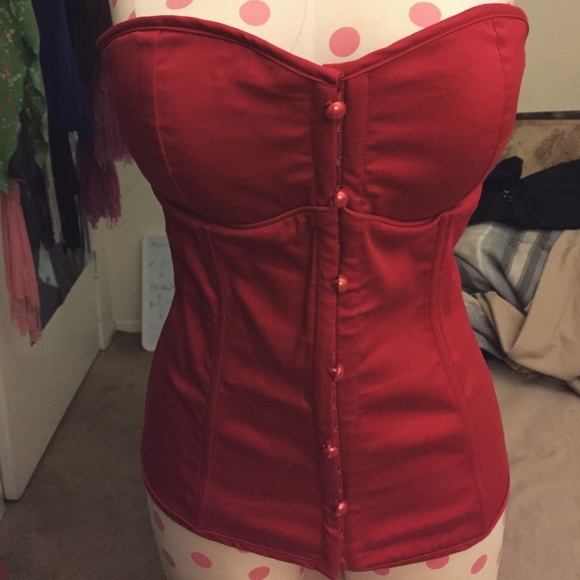 Medium Red Corset