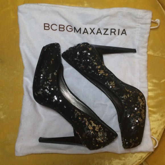 SPARKLING BCBG sequin party pumps - Picture 2 of 4