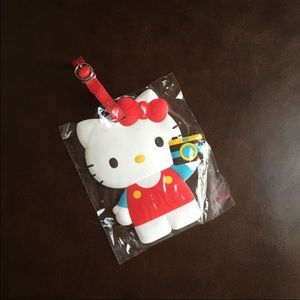 Hello kitty luggage tag