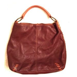Lucky Brand Leather Shoulder Slouch Purse