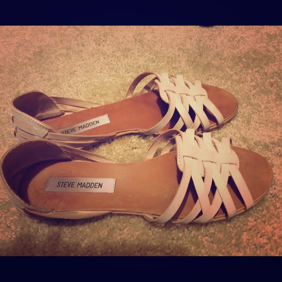 Steve Madden Flute Blonde Lea flat