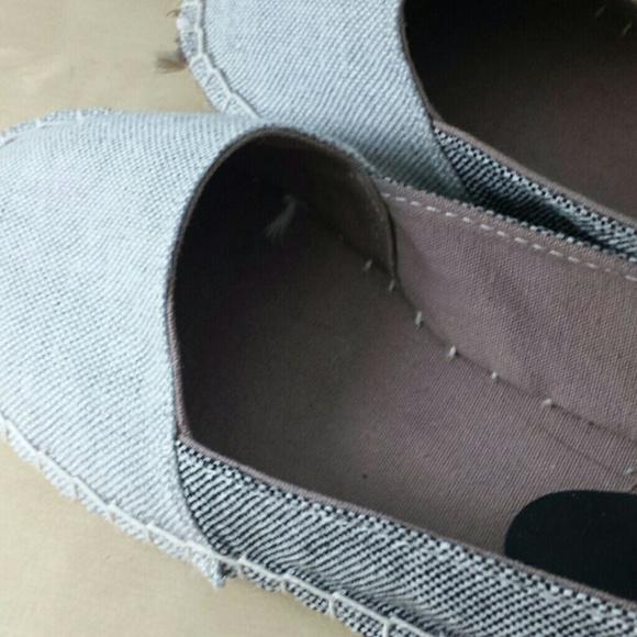 NWOT Loft Chambray Espadrille Flats