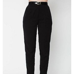 AA High-waisted Pleated Pants
