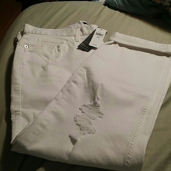 Banana Republic boyfriend cropped jeans