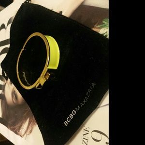 Nylon yellow bcbg bracelet