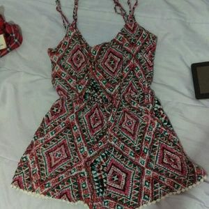 Aztec Printed Romper