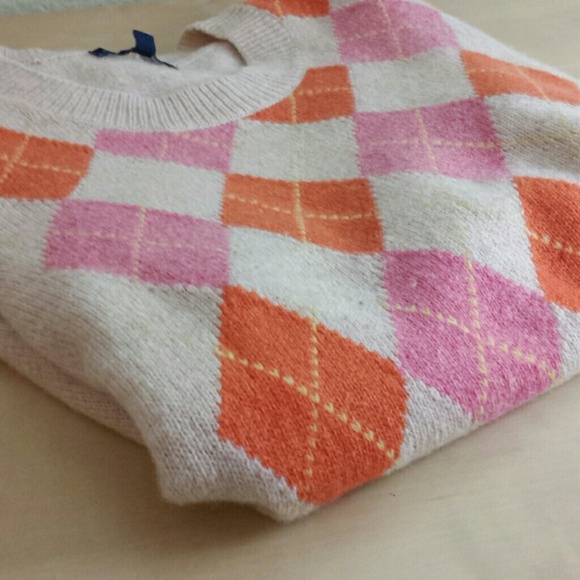 Argyle Wool Sweater