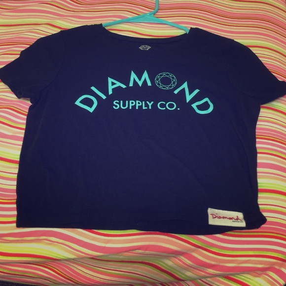 M/L Black Diamond Supply Co. crop top