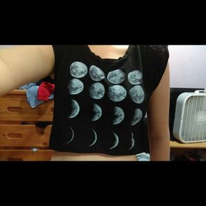 Moon Phases Crop Top