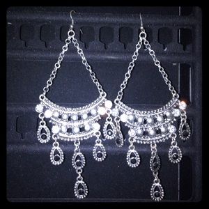 Big, beautiful chandelier earrings