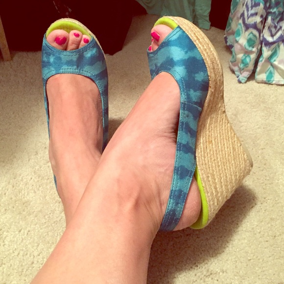 Calypso St. Barth for Target Teal Espadrilles
