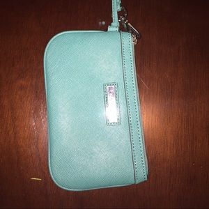 Calvin Klein Leather Wristlet