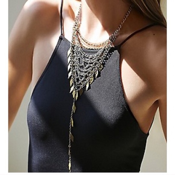 Free People Jewelry - Chain mail bandana necklace