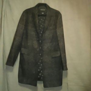 John Varvatos men's wool blend car coat