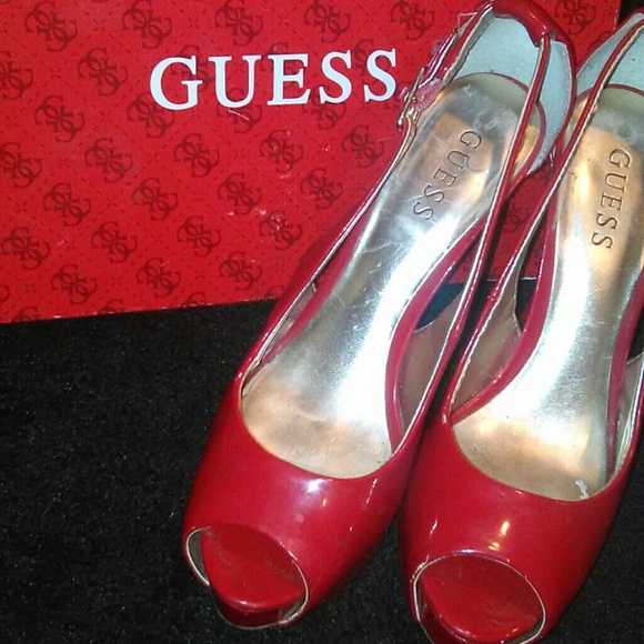 Red guess heel (cute)