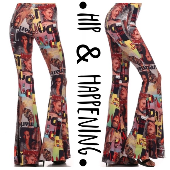 WILD MAGAZINE COVER COLLAGE BELL BOTTOMS! - Picture 2 of 3