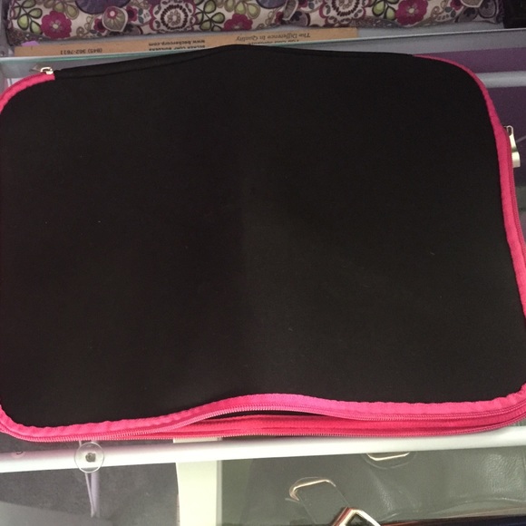 Black and white laptop case