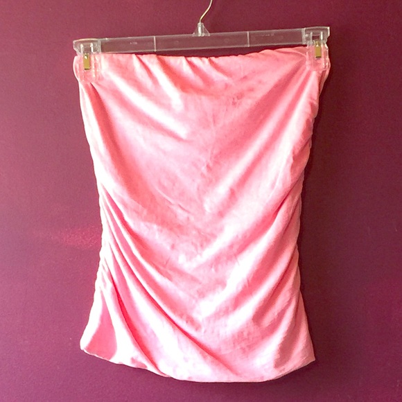 TUBE TOP! With Ruching! SUPER FLATTERING!