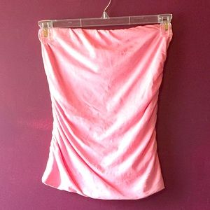 TUBE TOP! With Ruching! SUPER FLATTERING!