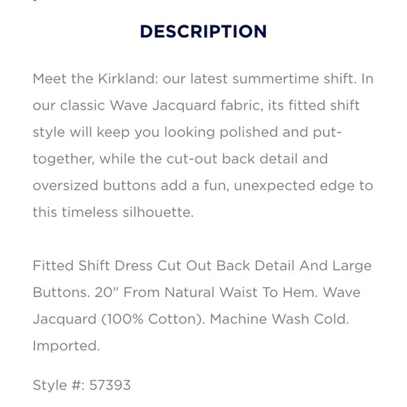 🎉HP 10/17🎉Lilly Pulitzer | Kirkland Dress Size 2 - Picture 2 of 4