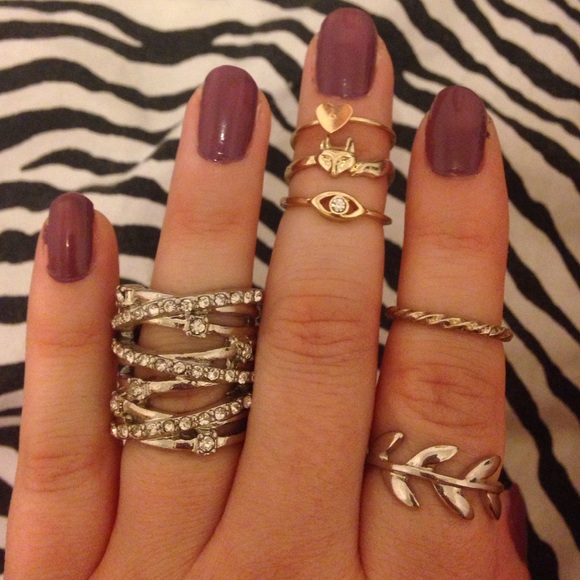 Jewelry - ❌sold in bundle❌ Rings bundle! MIDI,regular rings!