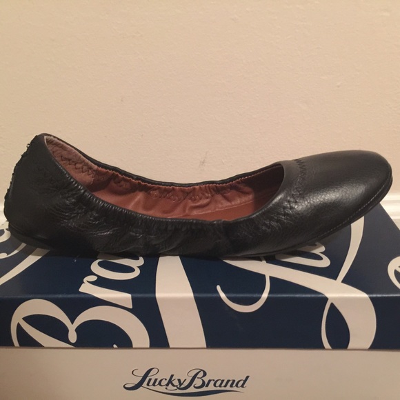 Lucky Brand Flats, Black Size 8m