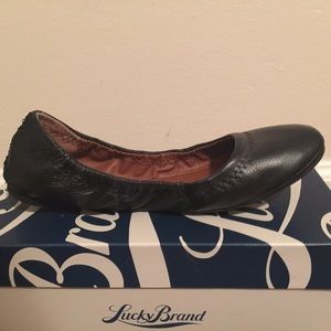 Lucky Brand Flats, Black Size 8m