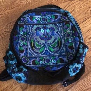 Embroidered Backpack