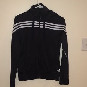 Adidas Soccer Hoodie Jacket S (8-10)