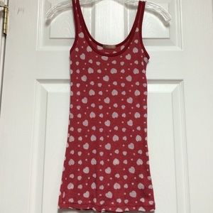 Super cute heart tank!