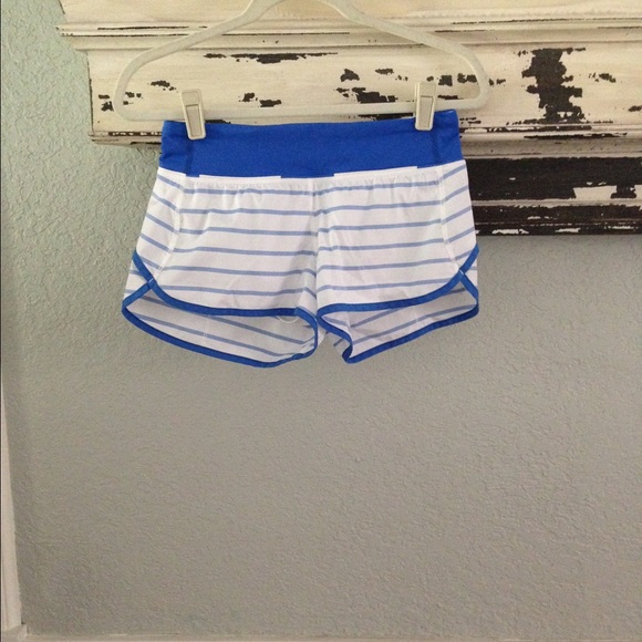 lululemon athletica Pants - Lululemon striped run speed shorts