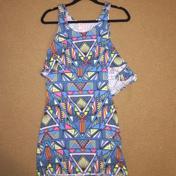 Mara Hoffman geometric patterned dress size S