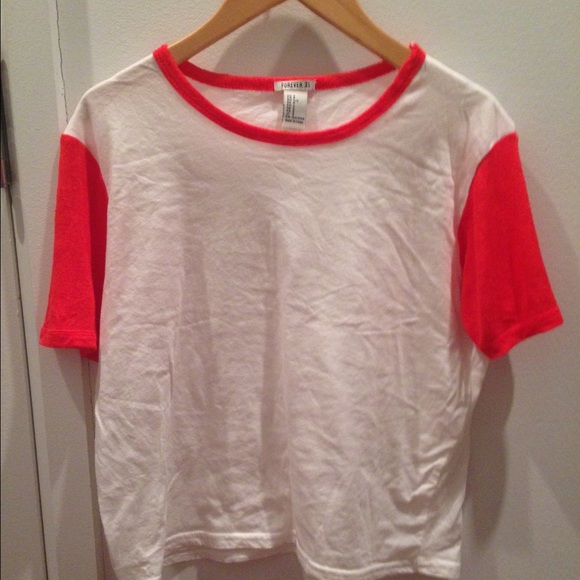 f21 baseball tee never worn