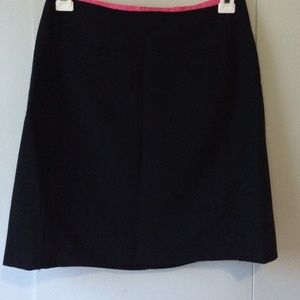 LOFT basic black skirt