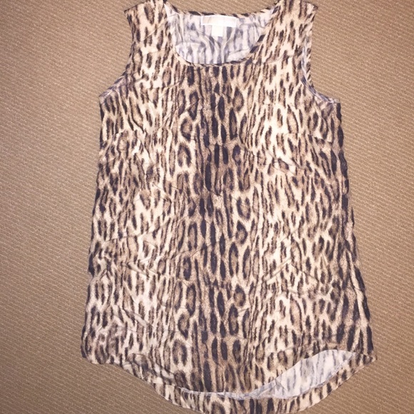 Michael by Michael Kors leopard print tank size 2