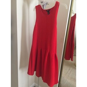Cyber Monday deal Red pleaded  dress