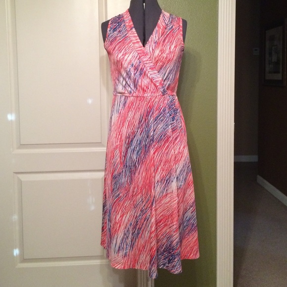 Vintage red/blue dress