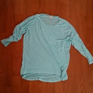 Baby blue top