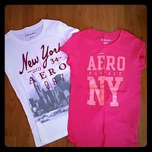 Two aeropostale shirts