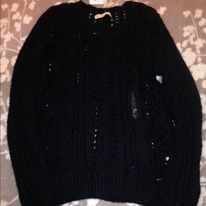 Abercrombie navy sweater nwt
