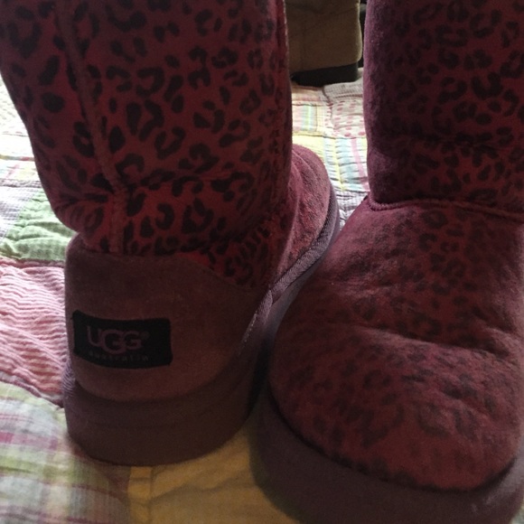 Ugg boots girls cute pink purple leopard