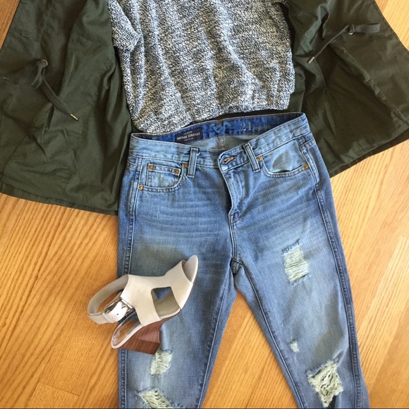 NWOT vintage distressed Jcrew boyfriend Jean - Picture 4 of 4