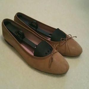 From Paris 8 size Italian Ballet leather flats