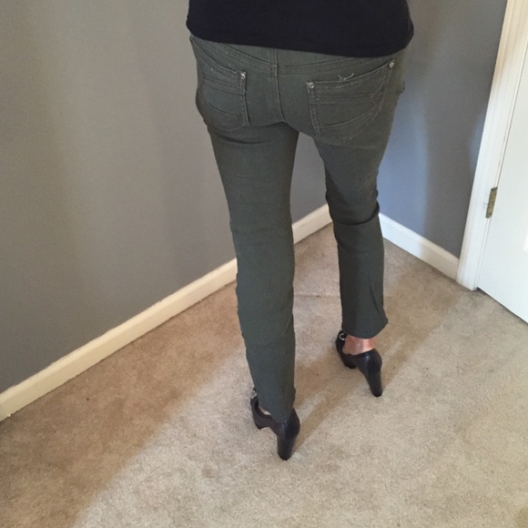 Dark army green pants - Picture 2 of 4