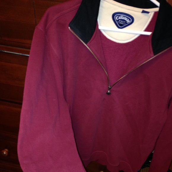 Quarter Zip pullover.  Calloway